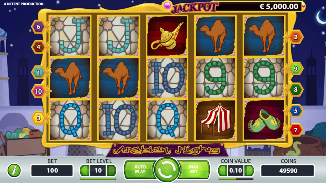 Бонусная игра Arabian Nights 10